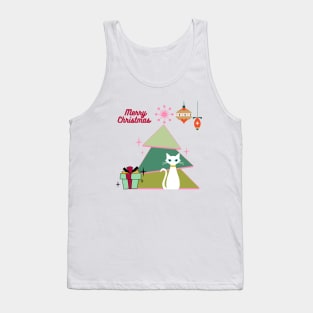 Atomic Kitty Christmas Tank Top